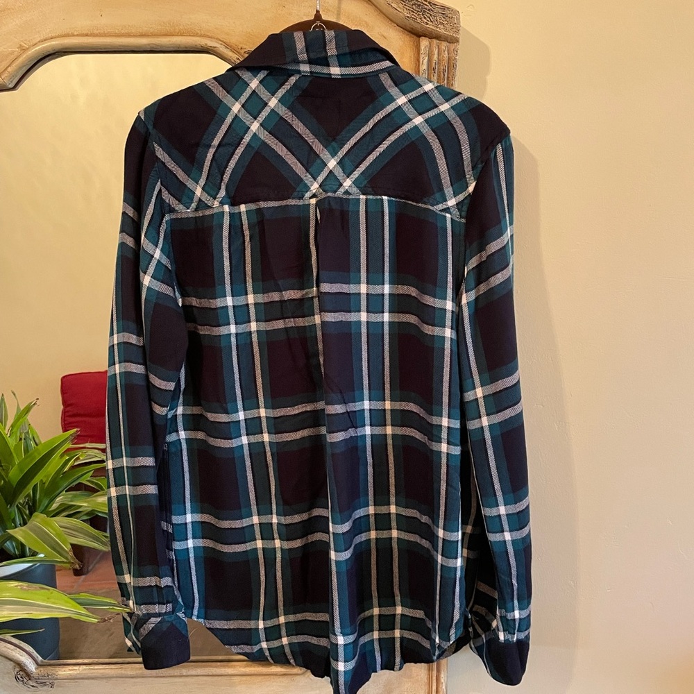 Rails Hunter Green Button Down - image 3